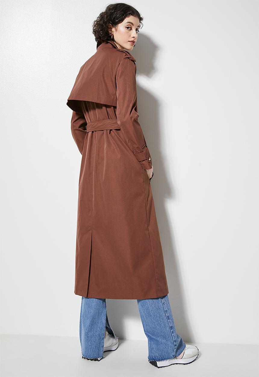 Superbalist - Trench coat  - choc