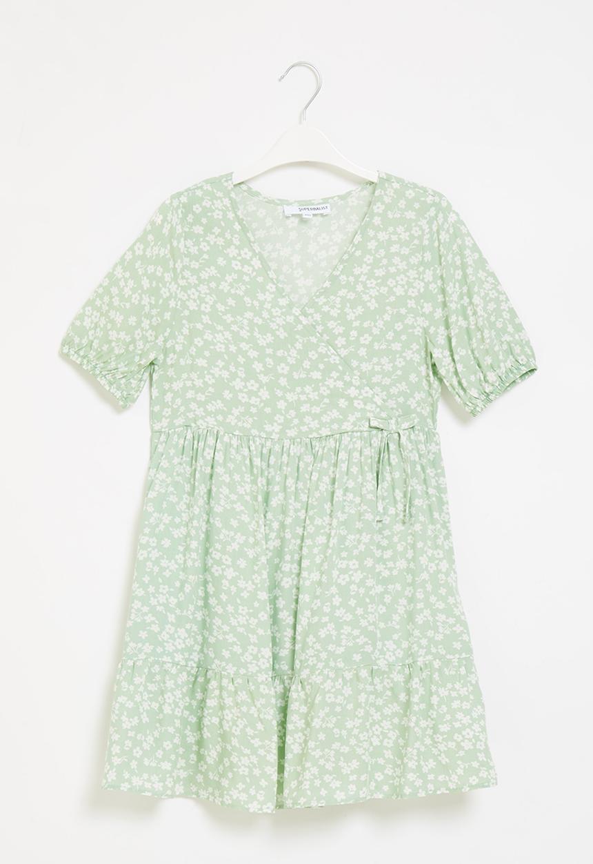 Superbalist - Wrap dress - green
