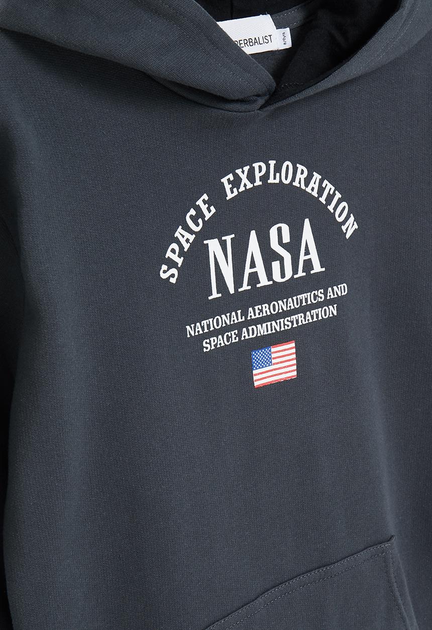 Superbalist - NASA hooded sweatshirt - charcoal