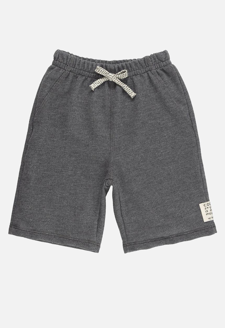 UP Baby - Tee and sweat bermuda - yellow & grey