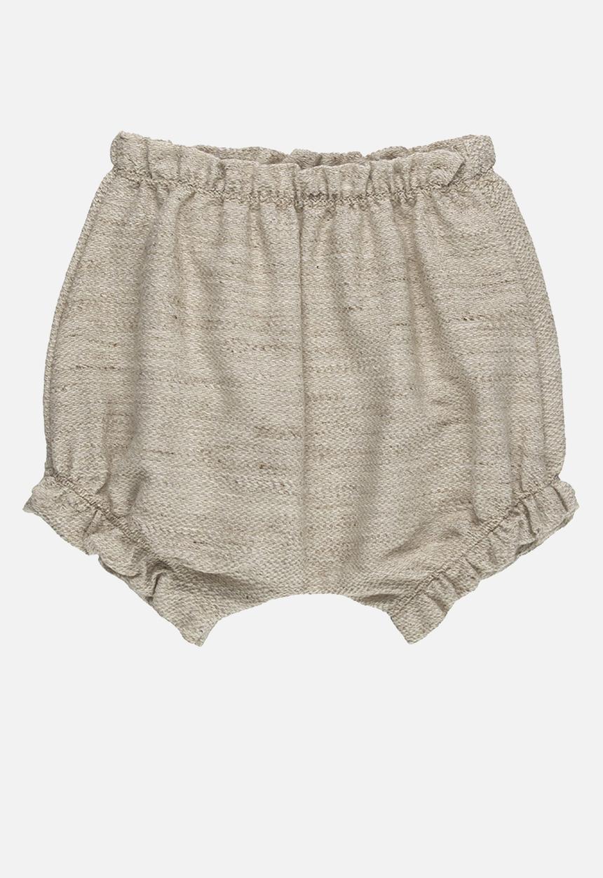 UP Baby - Blouse and linen shorts - blue & beige