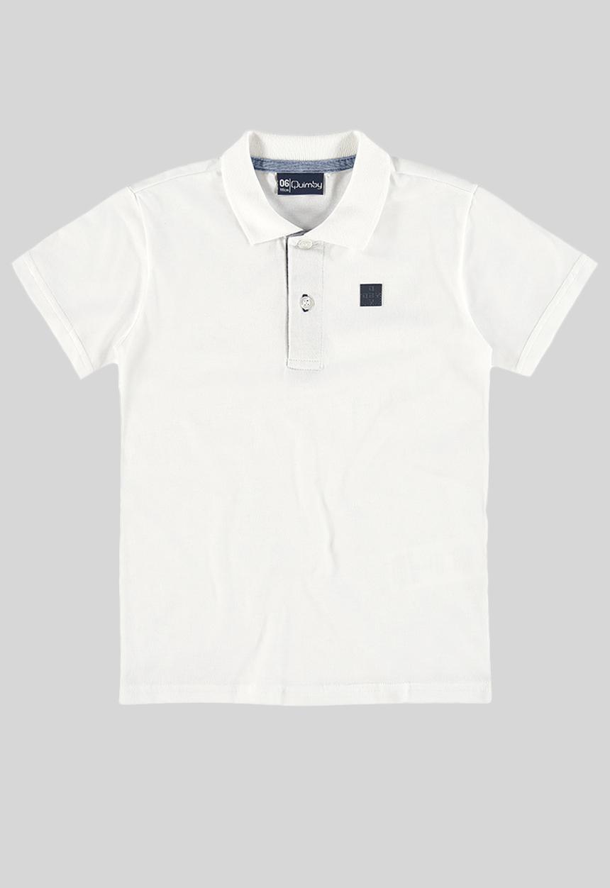 Quimby - Jersey polo shirt - white
