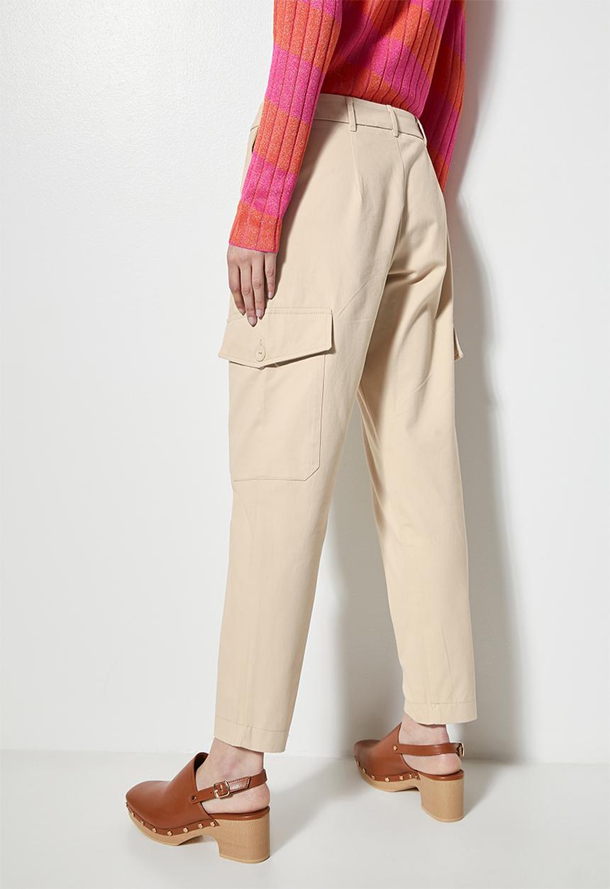 Superbalist - Straight leg cargo trouser - stone