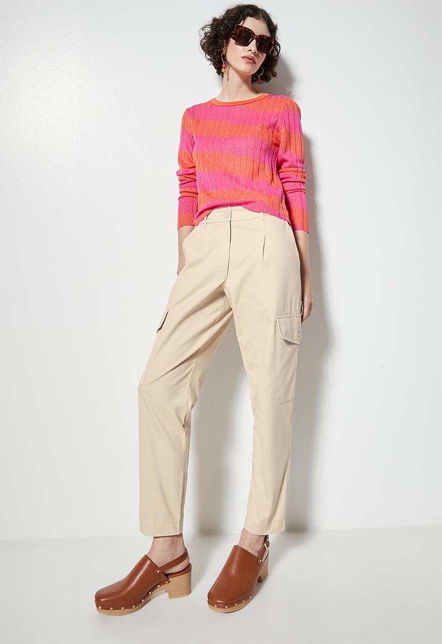 Superbalist - Straight leg cargo trouser - stone