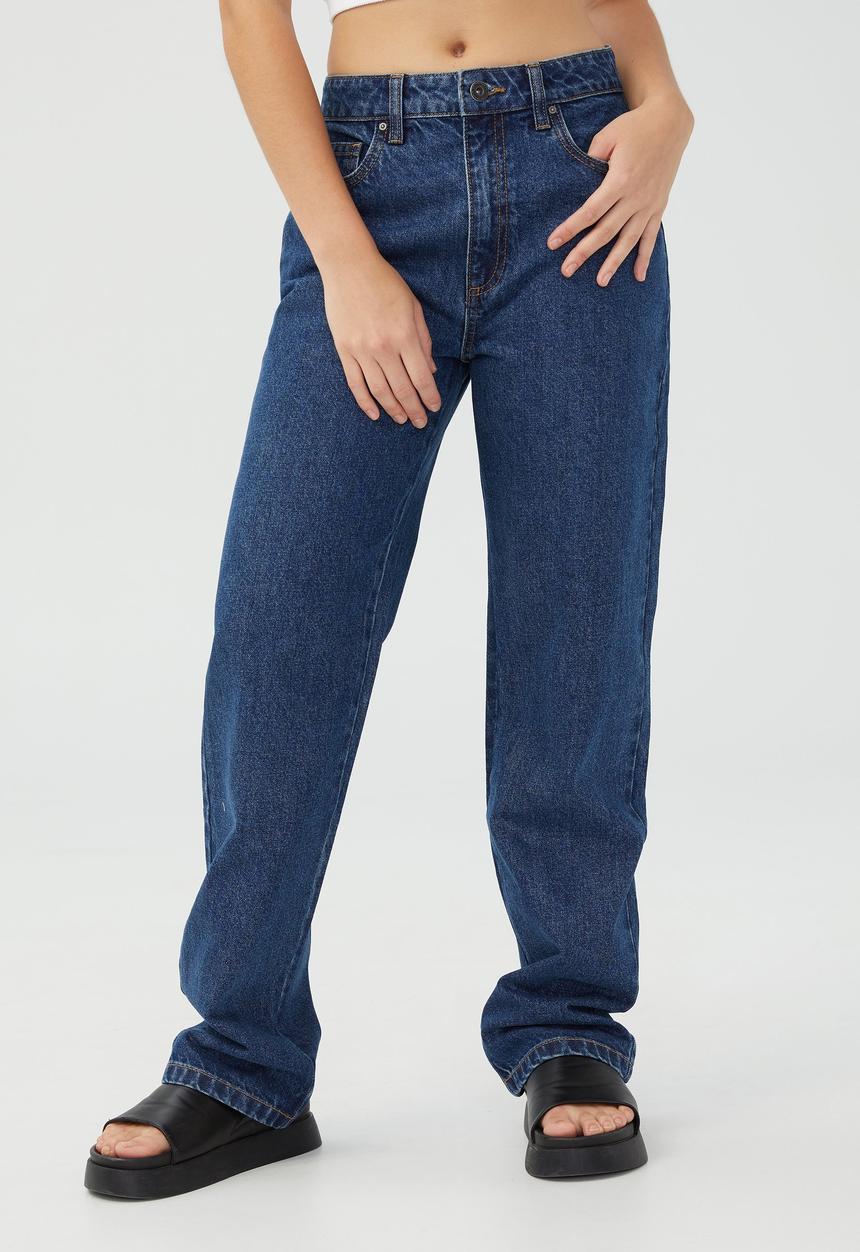 Cotton On - Petite straight jean - cape  blue