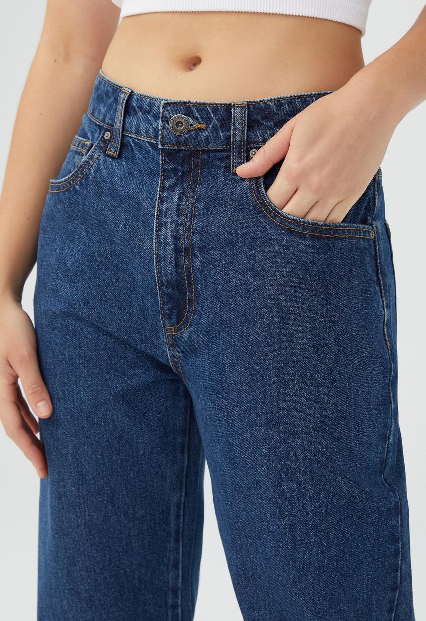 Cotton On - Petite straight jean - cape  blue