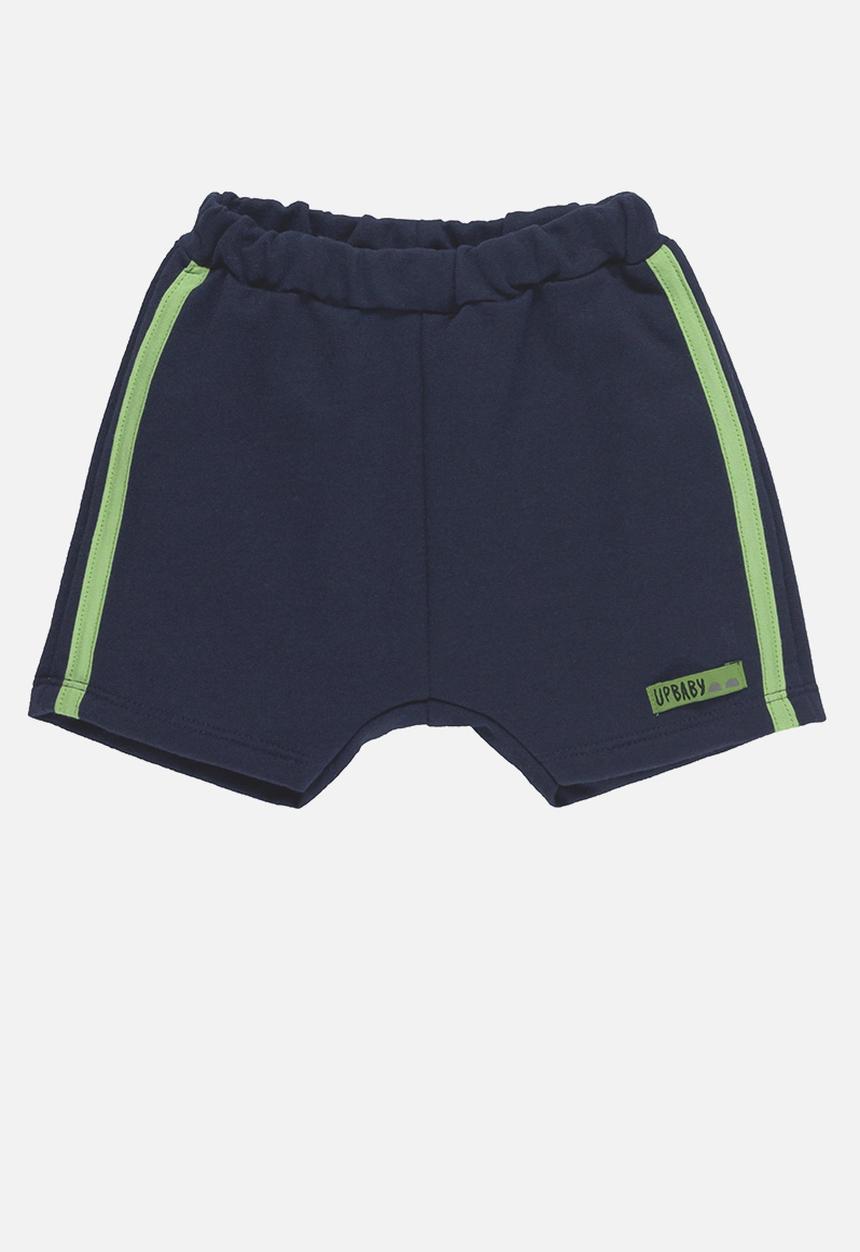 UP Baby - Tee and sweat bermuda - blue & navy