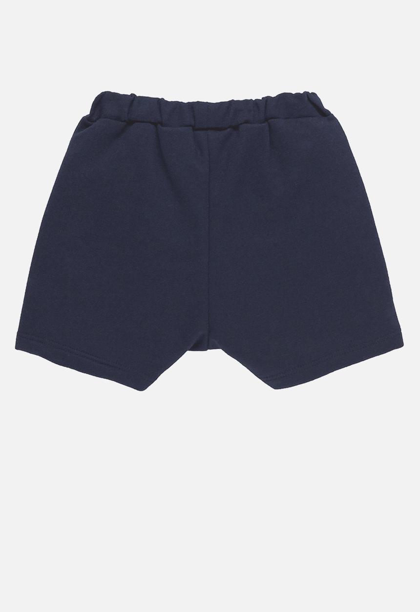 UP Baby - Tee and sweat bermuda - blue & navy