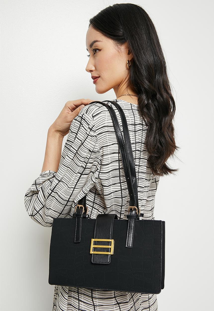 edit - Kia clutch bag - black