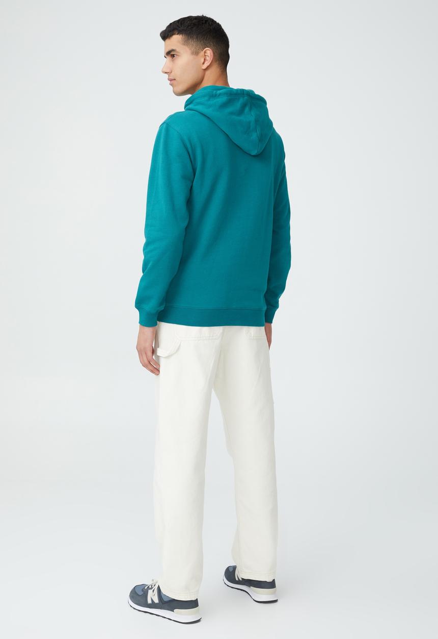 Cotton On - Essential fleece pullover - emerald green