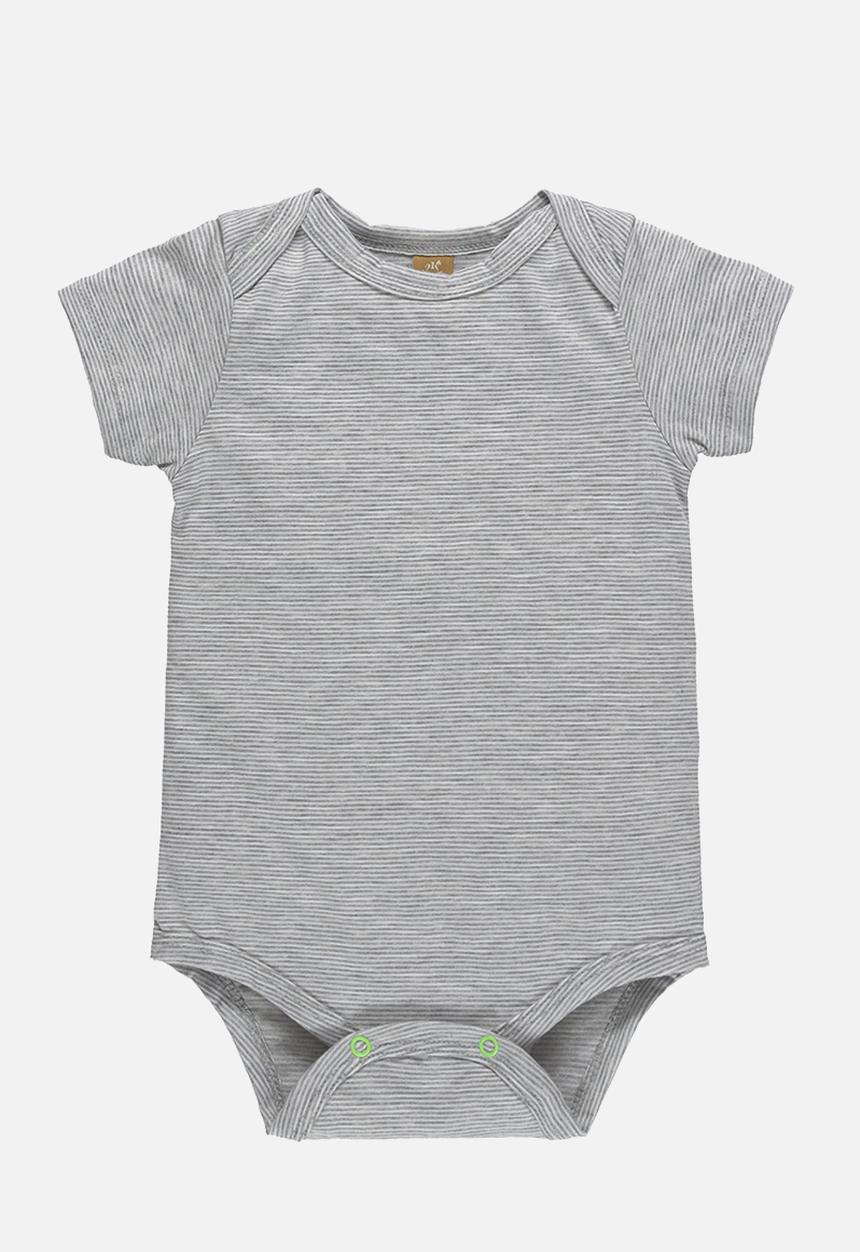 UP Baby - Overall and bodysuit set - grey