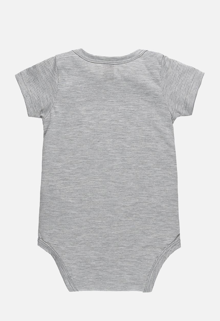 UP Baby - Overall and bodysuit set - grey
