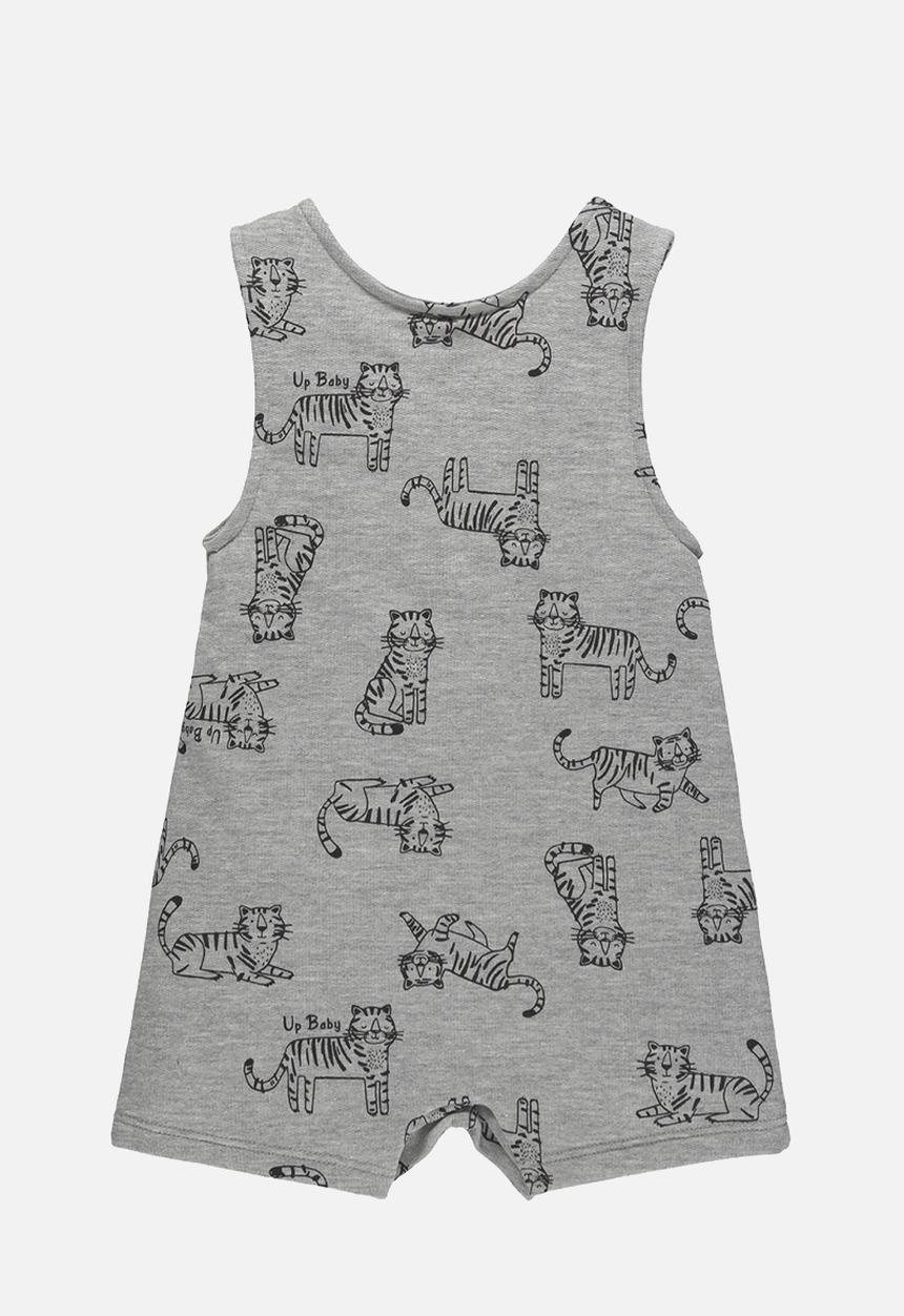UP Baby - Overall and bodysuit set - grey