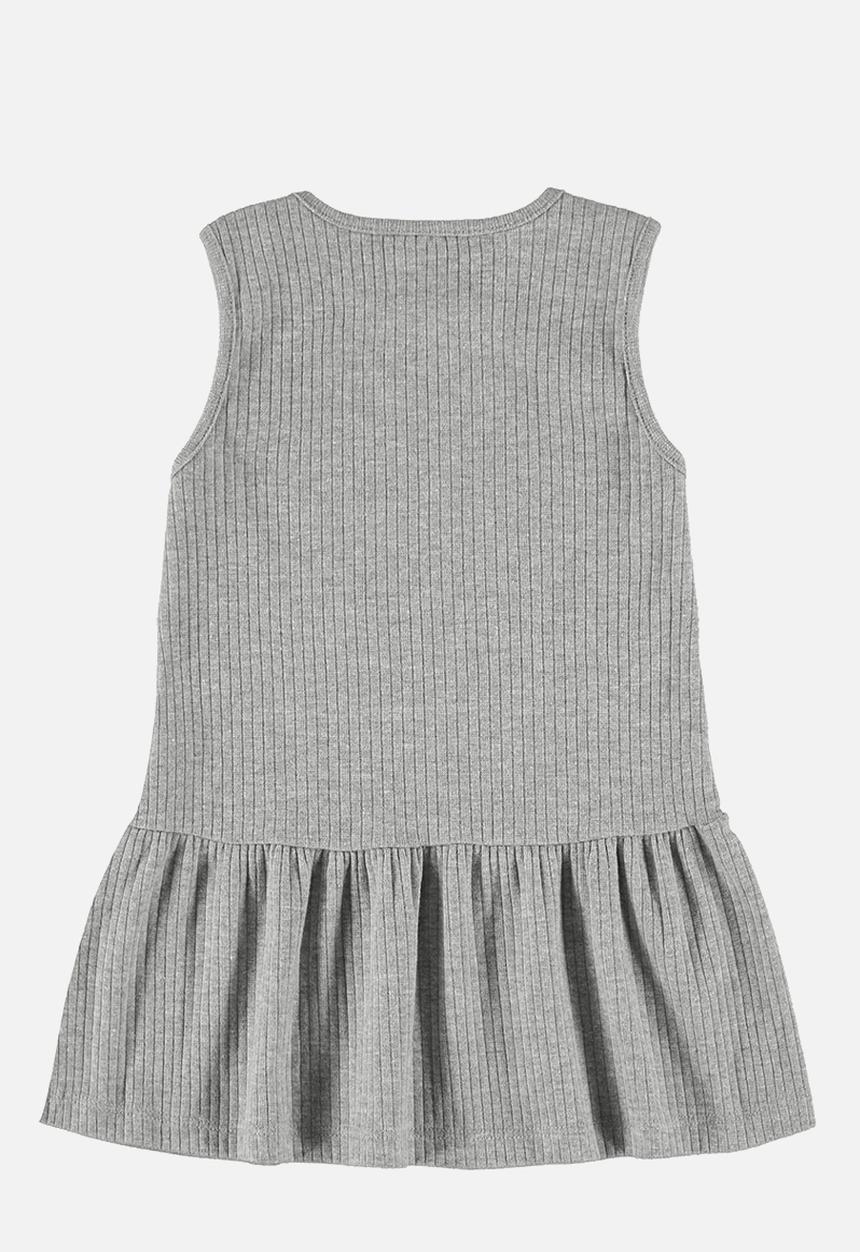 Quimby - Ribbed dress - grey