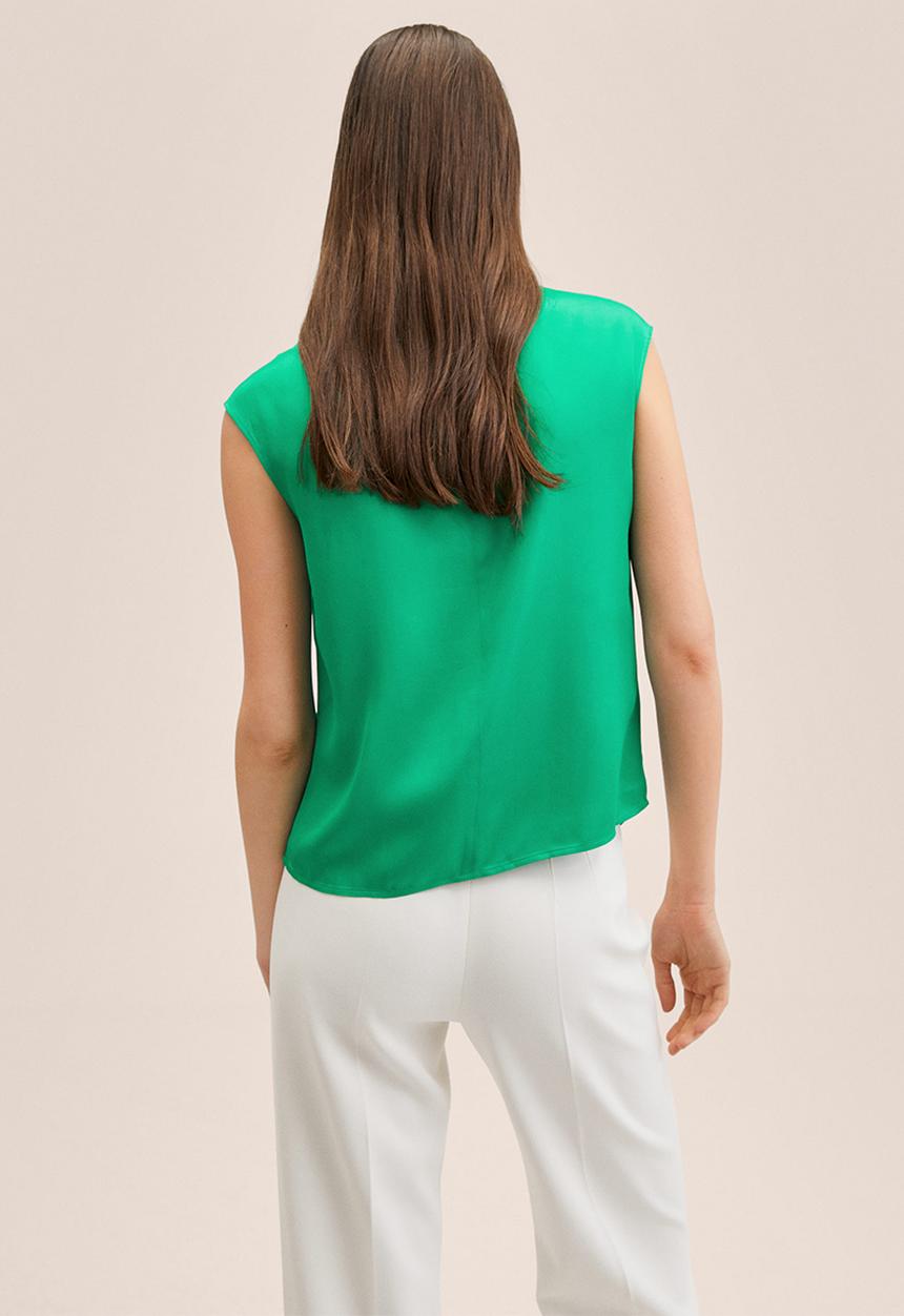 MANGO - Blouse natalie - green