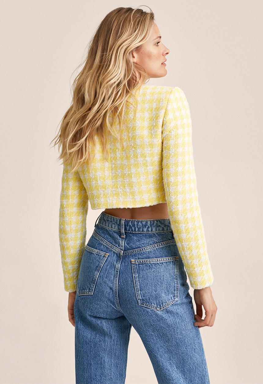 MANGO - Jacket lucia - yellow