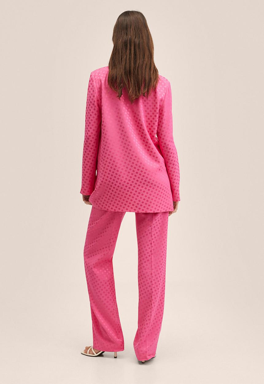 MANGO - Blazer topete - bright pink