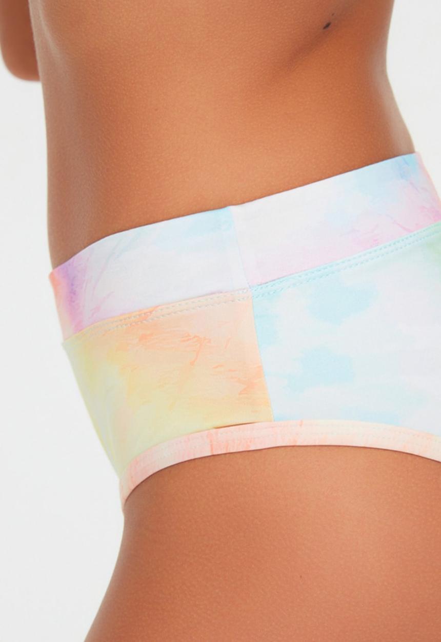 Trendyol - Batik patterned high waist bikini bottom - multi