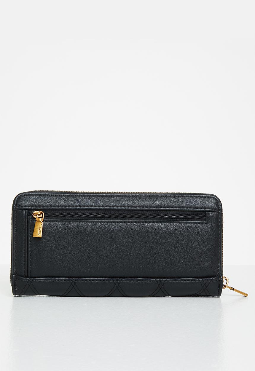 GUESS - Triana slg large zip around - black