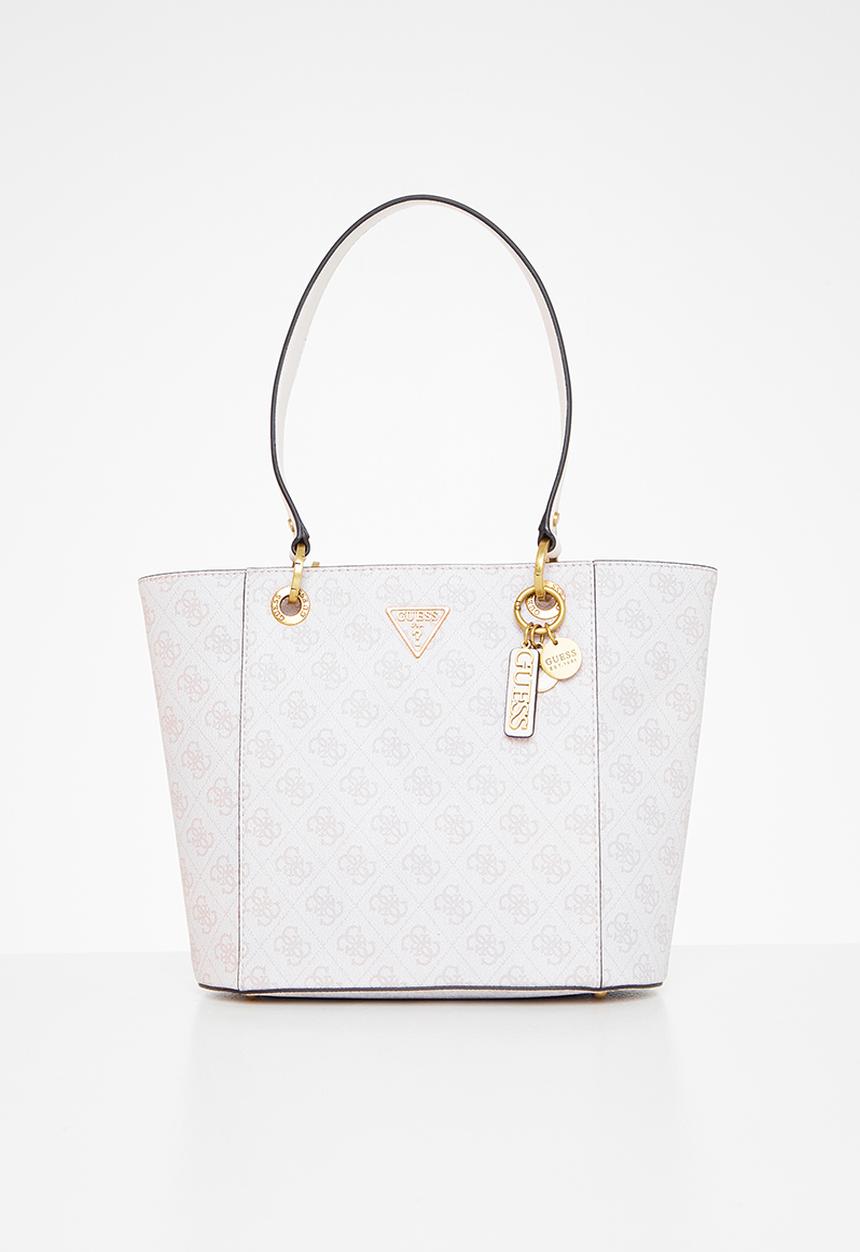 GUESS - Noelle small elite tote - dove logo