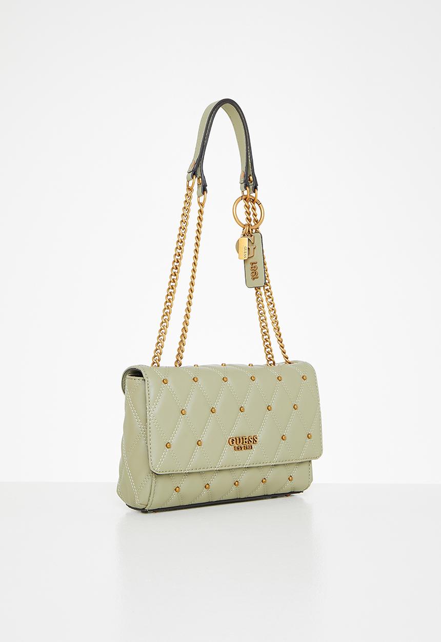 GUESS - Triana convertible cross body flap - sage