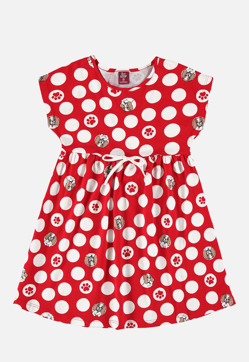 Bee Loop - Jersey dress - red