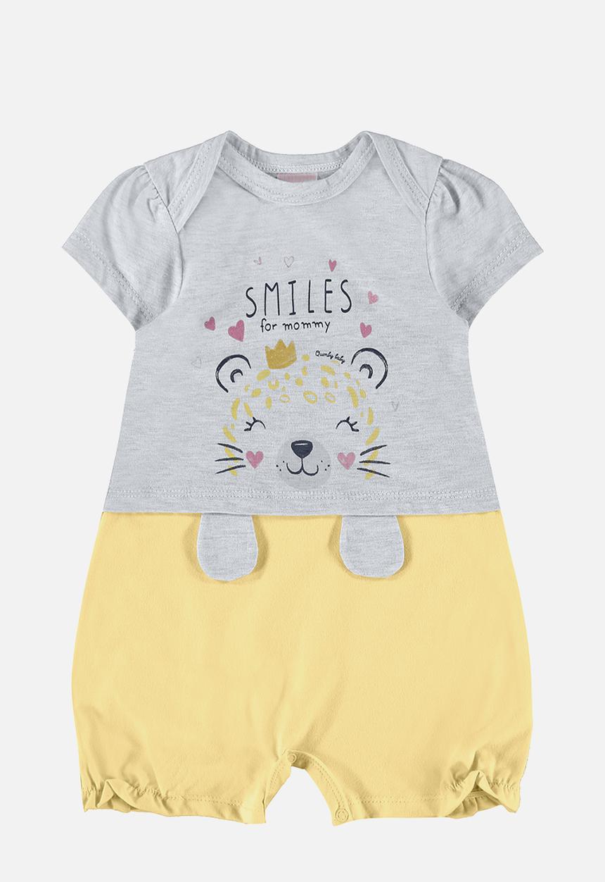 Quimby - Detailed romper - grey