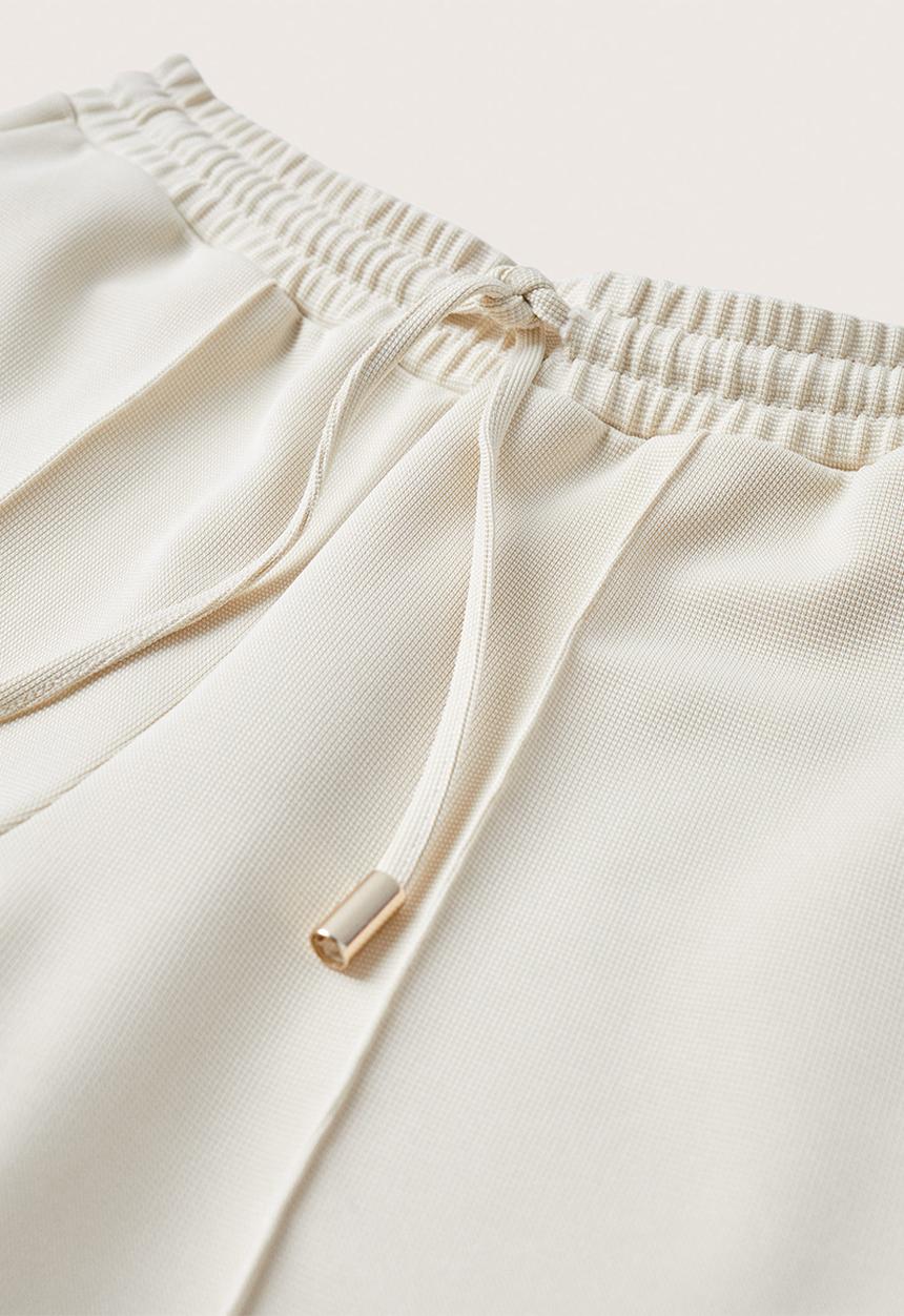 MANGO - Trousers florida2 - light beige