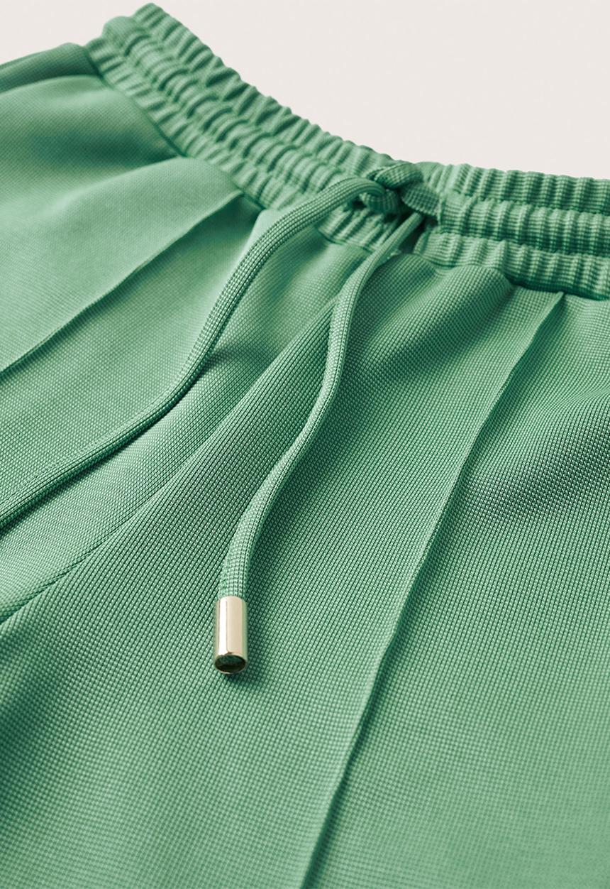 MANGO - Trousers florida2 - green