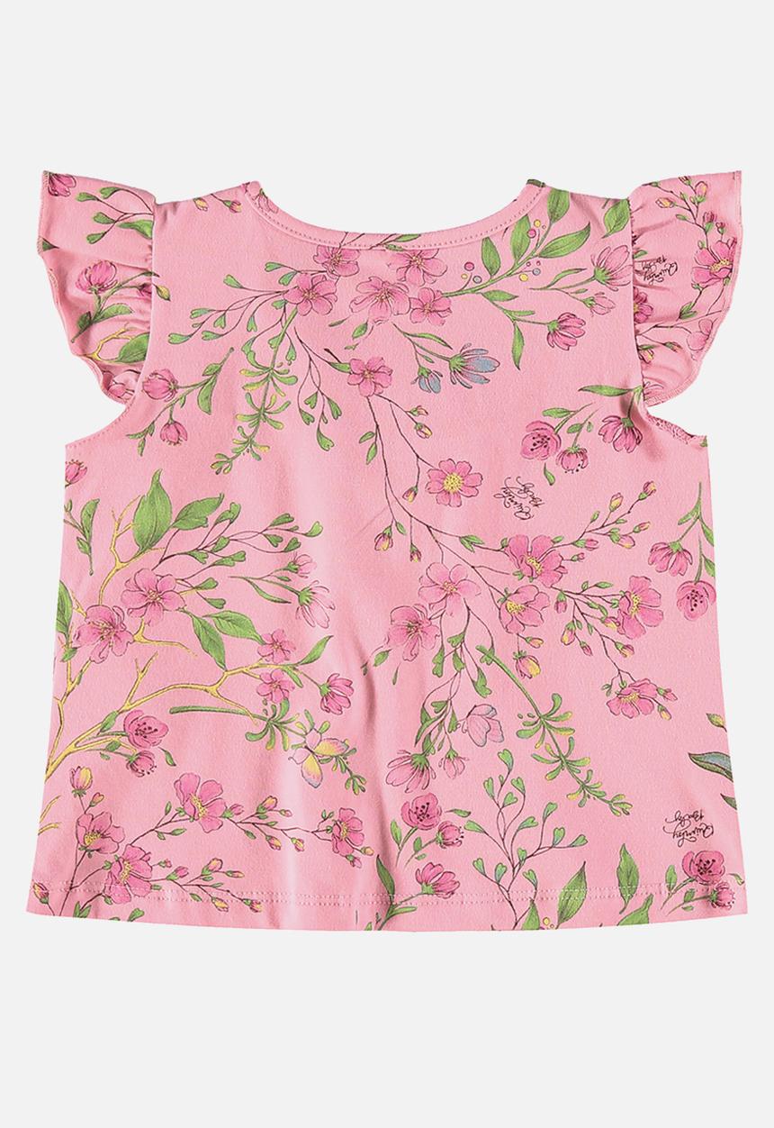 Quimby - Jersey blouse and shorts - pink