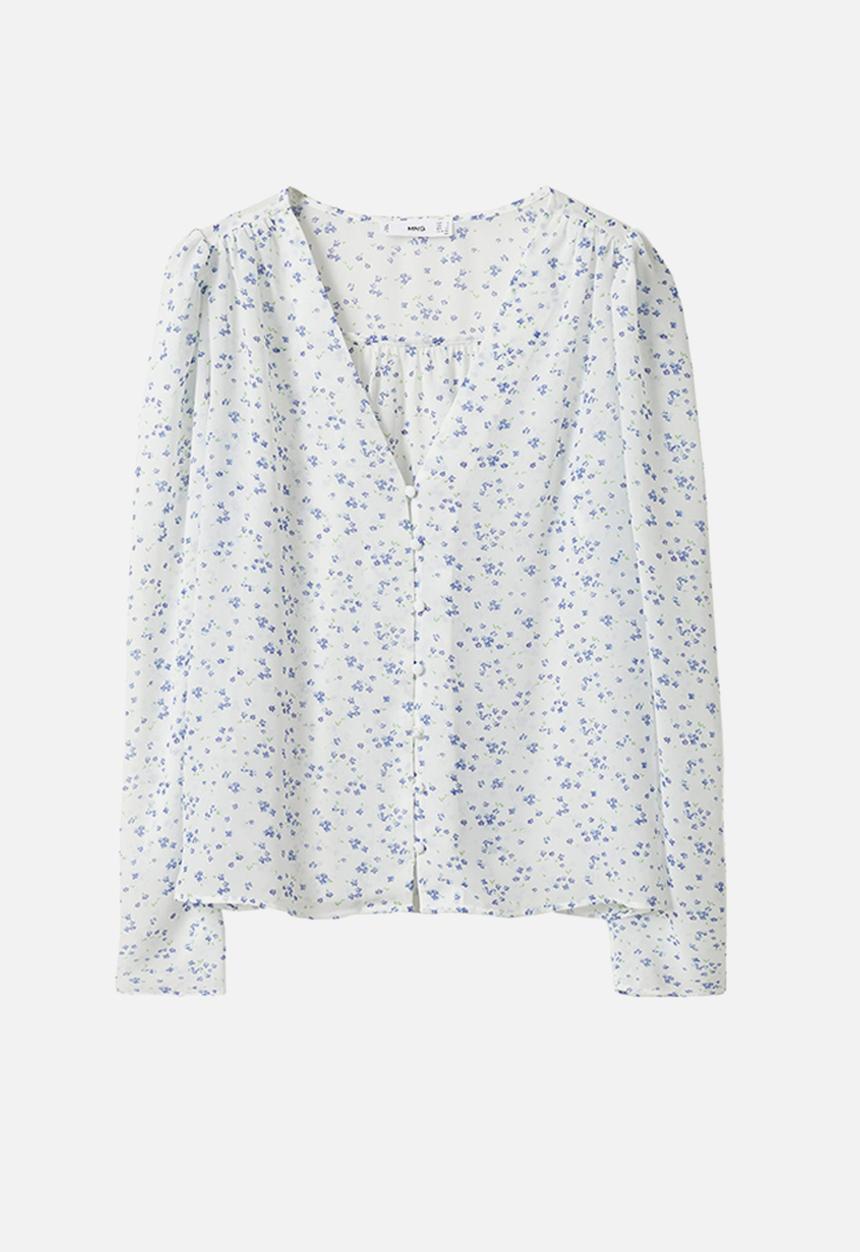 MANGO - Blouse mina - natural