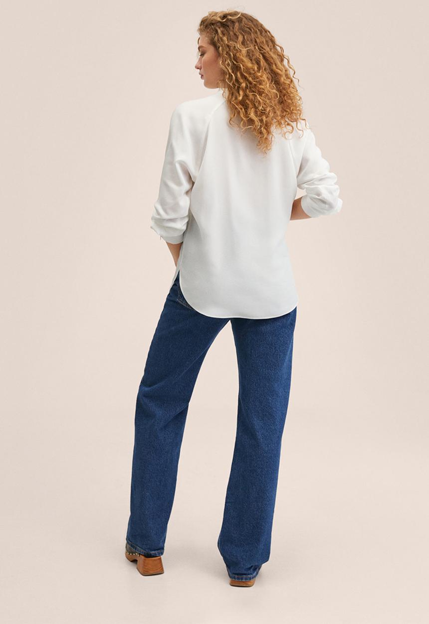 MANGO - Blouse vavain - natural