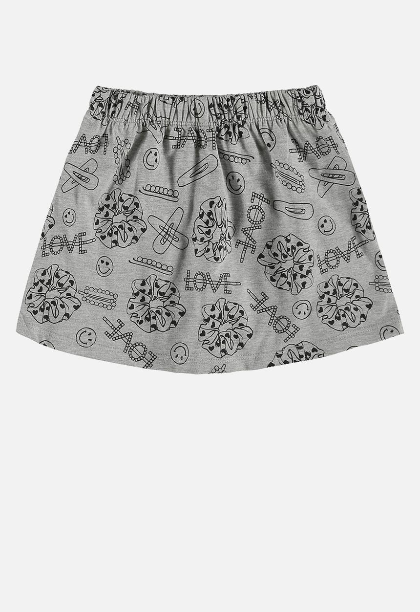 Bee Loop - Blouse and shorts-skirt - pink & grey