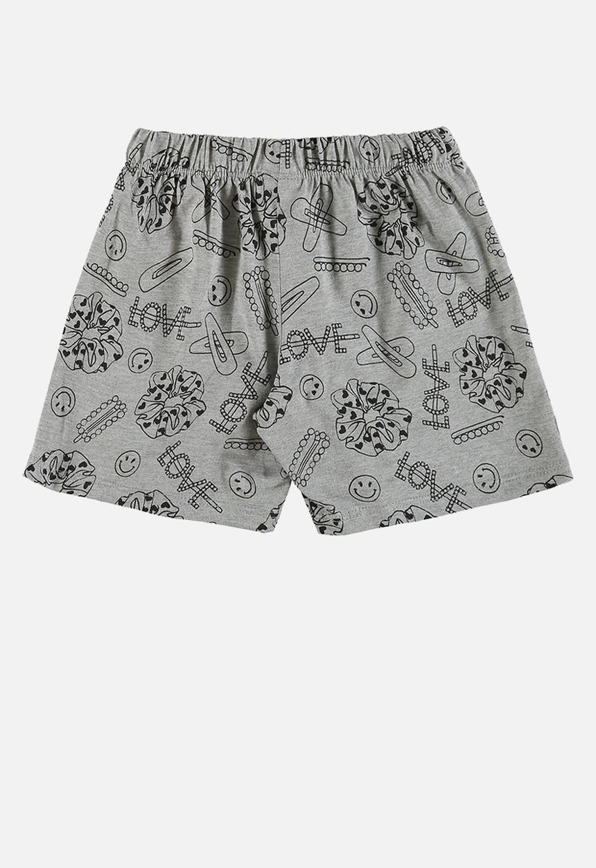 Bee Loop - Blouse and shorts-skirt - pink & grey