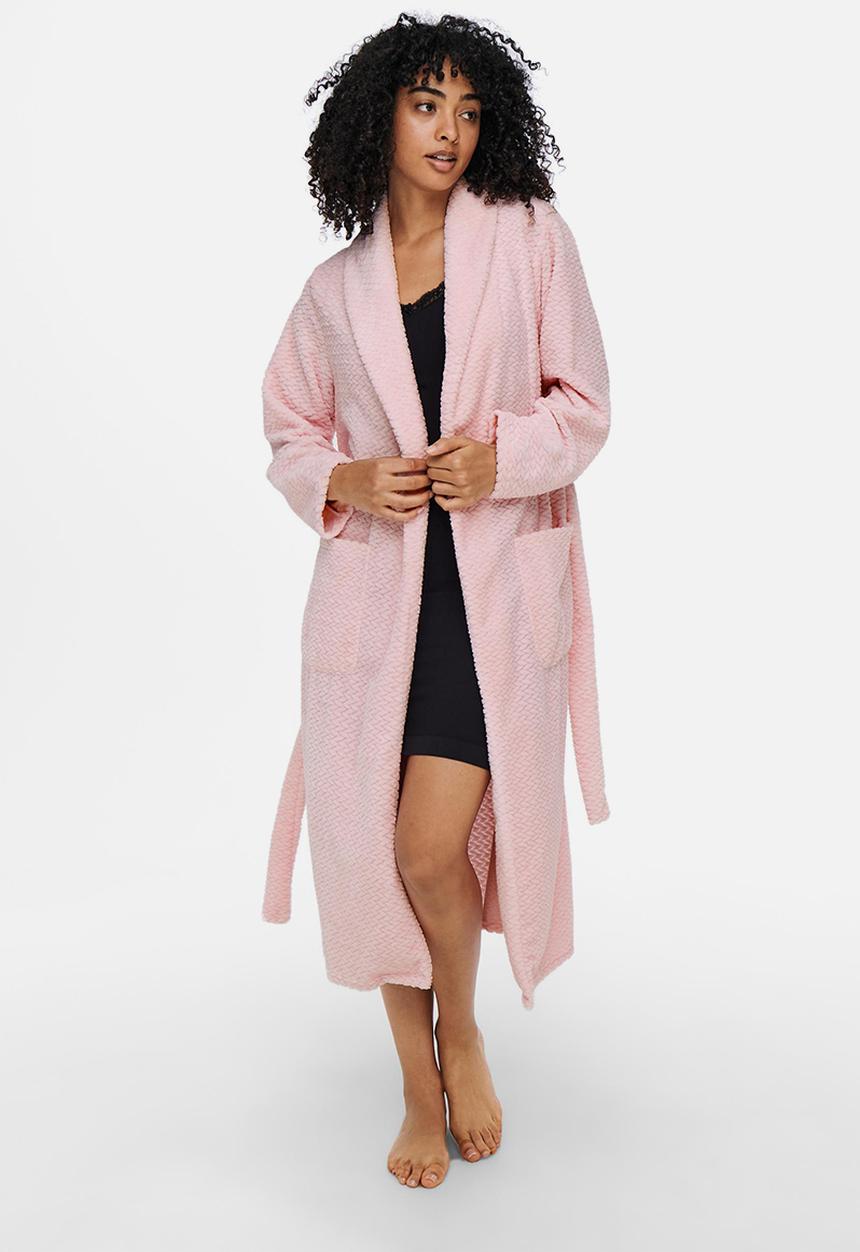 ONLY - Molly maxi jaquard robe - blushing bride