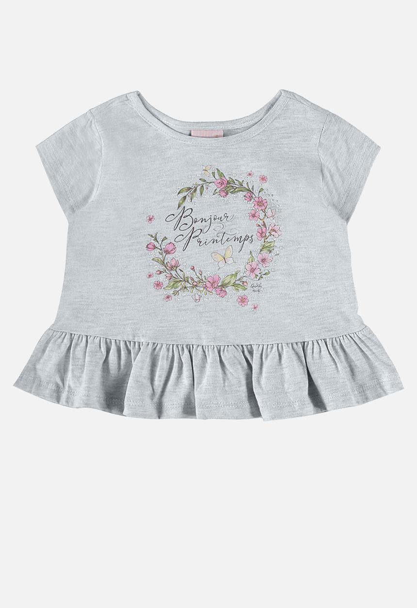 Quimby - Jersey blouse and legging - grey
