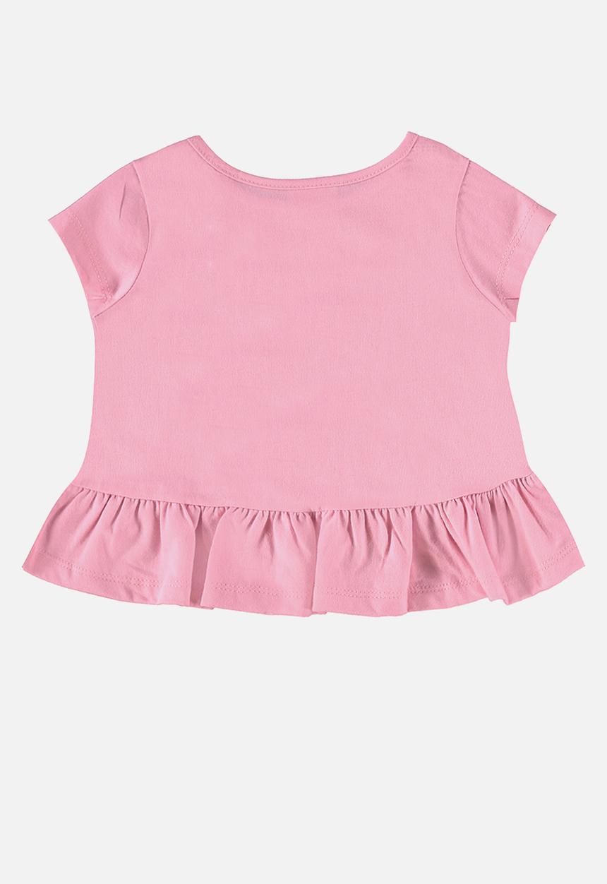 Quimby - Jersey blouse and legging - pink