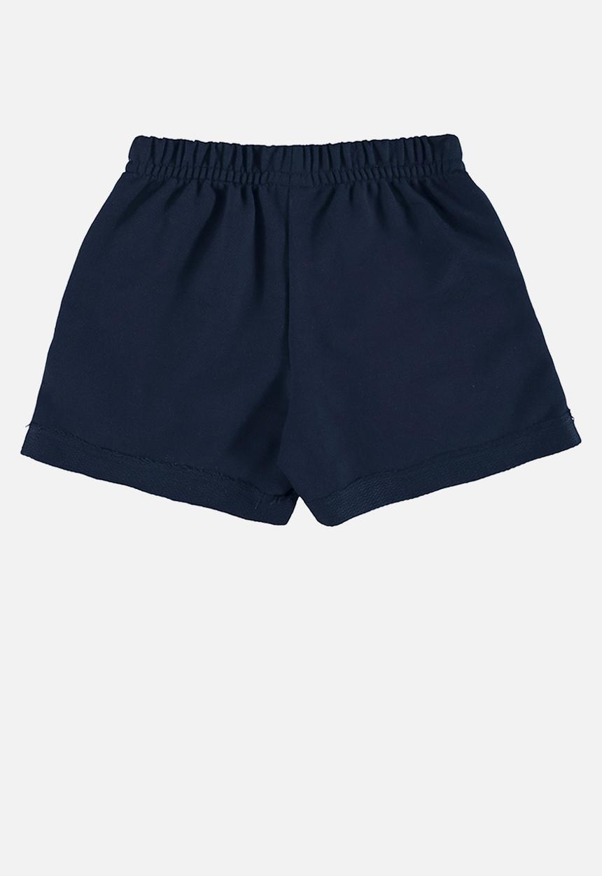 Bee Loop - Crop top and sweatshorts - pink & navy