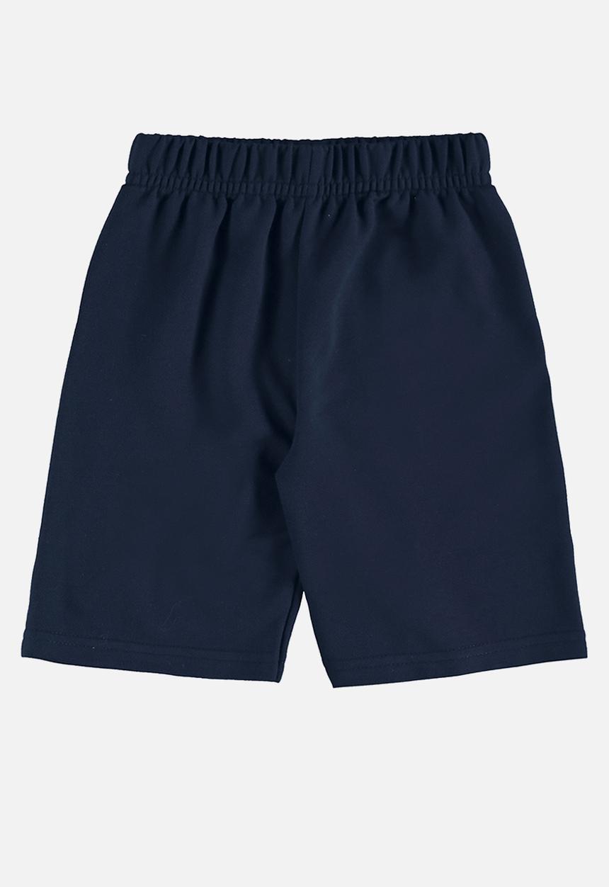 Bee Loop - Tee and sweat bermuda - grey & navy