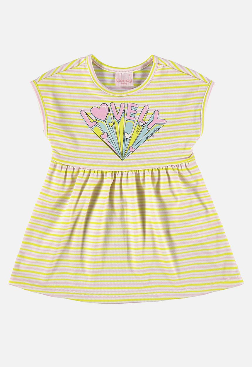 Quimby - Elastane jersey dress - yellow