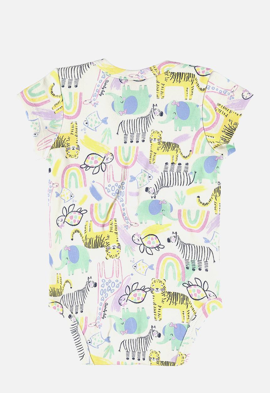 Quimby - Soft jersey cotton bodysuit - off white