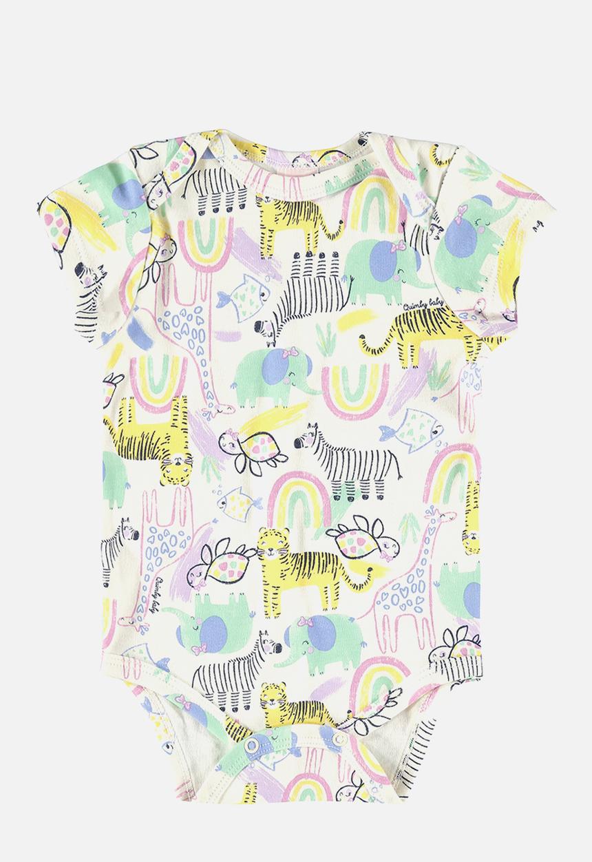 Quimby - Soft jersey cotton bodysuit - off white