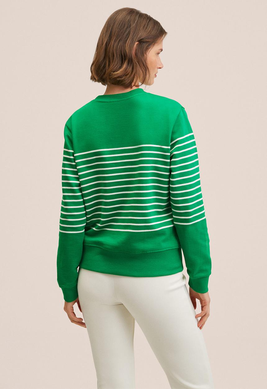 MANGO - Sweatshirt pstfahe - green