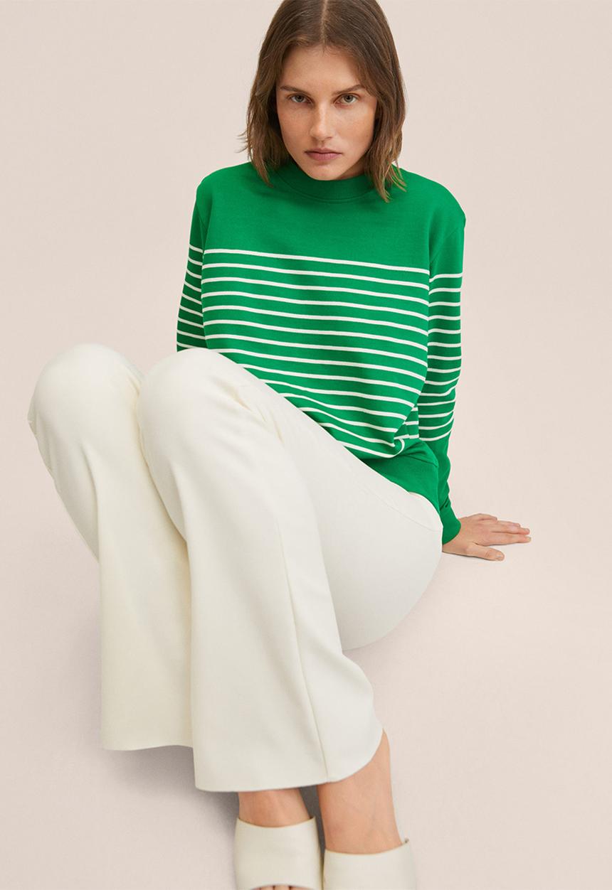 MANGO - Sweatshirt pstfahe - green