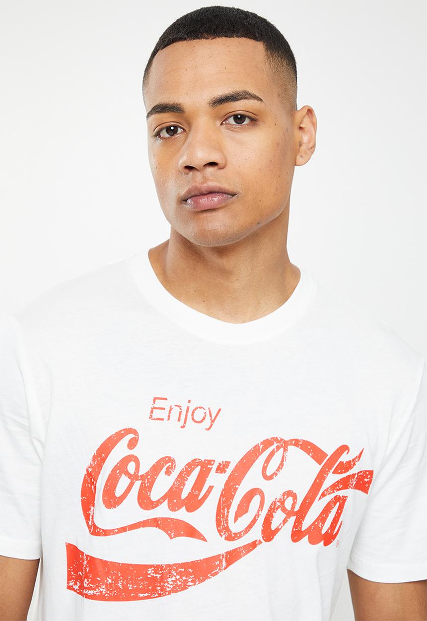 Only & Sons - Onscocacola regular short sleeve tee - white 