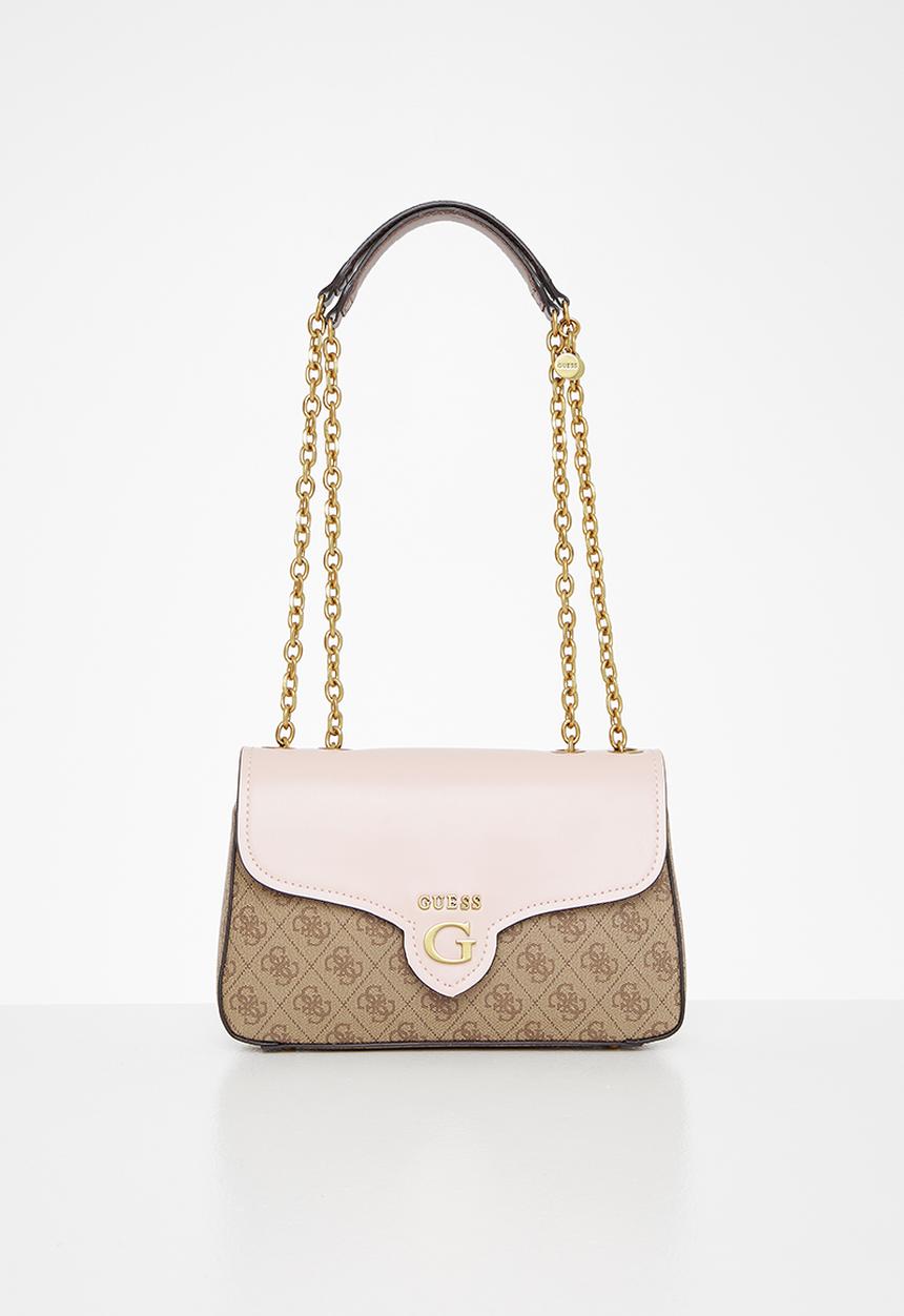 GUESS - Rossana convertible crossbody flap - latte & blush 