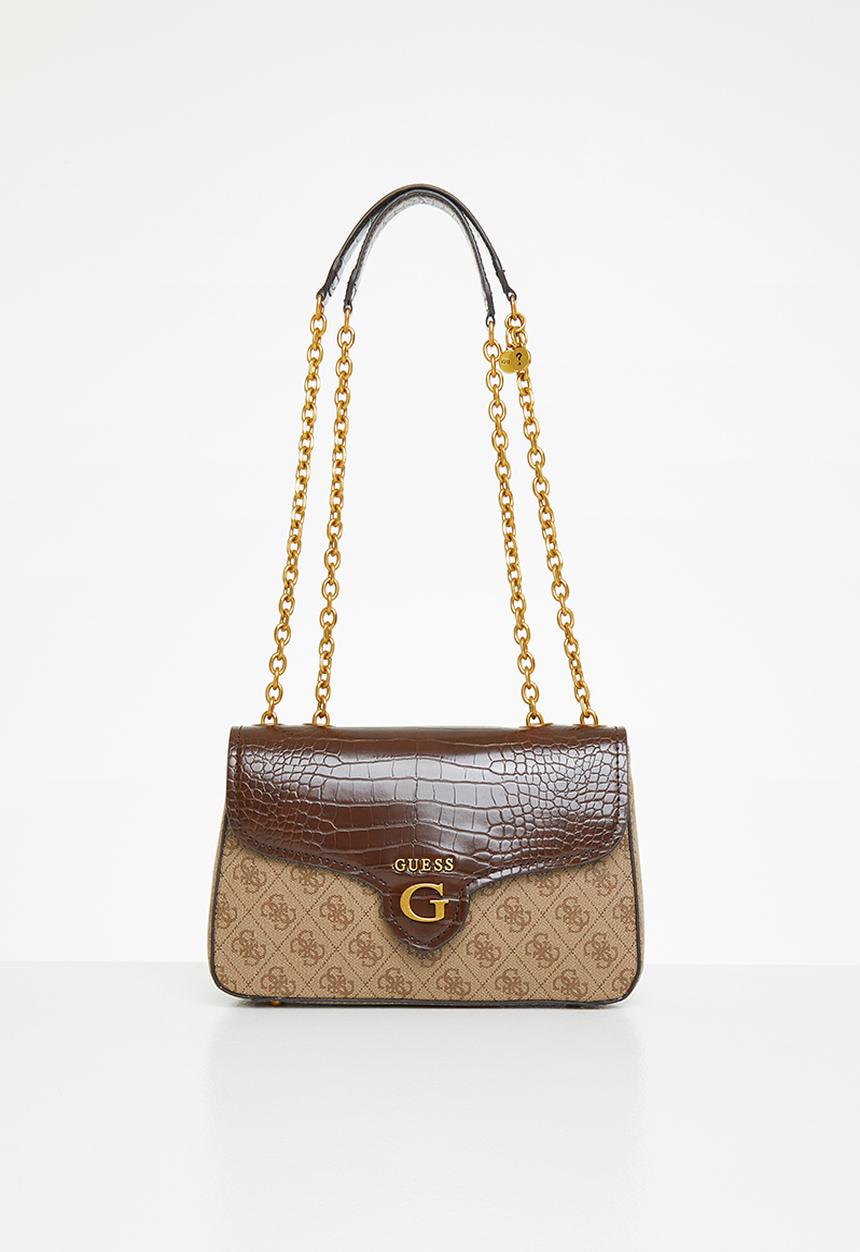 GUESS - Rossana convertible xbody flap - latte 