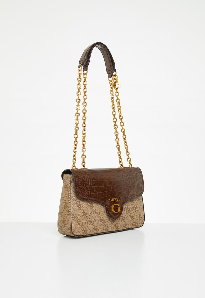 GUESS - Rossana convertible xbody flap - latte 