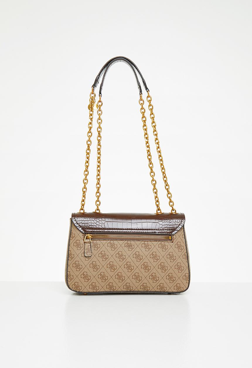 GUESS - Rossana convertible xbody flap - latte 