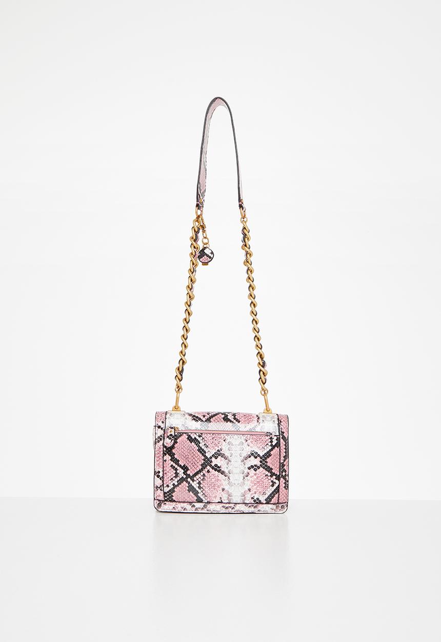 GUESS - Abey crossbody flap - pink python
